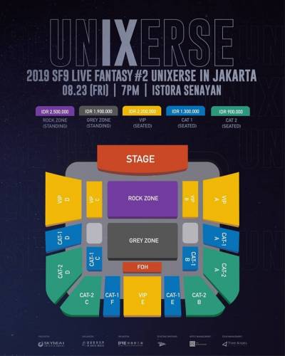 2019 SF9 LIVE FANTASY #2 UNIXERSE IN JAKARTA