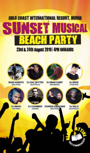 ASIA MUSIC REMIX WORKSHOP 2019 - SUNSET MUSICAL BEACH PARTY