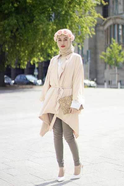 Gaya Fashion OOTD Hijab Remaja Kekinian